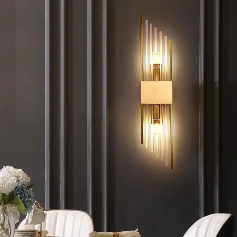 Luxury Modern LED Crystal Wall Lamp for Indoor Decor