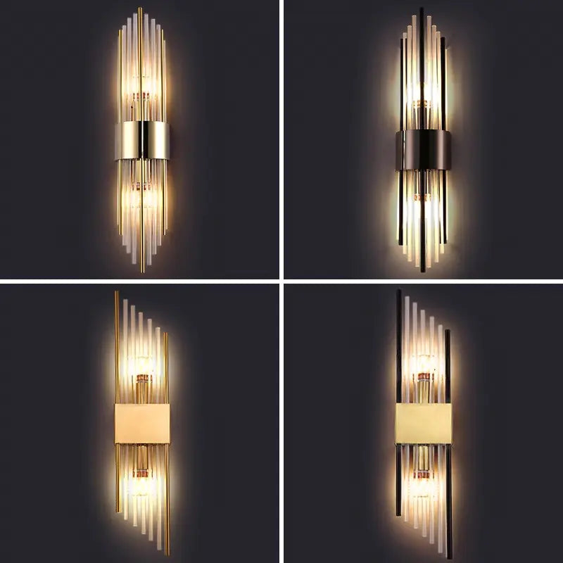 Luxury Modern LED Crystal Wall Lamp for Indoor Decor