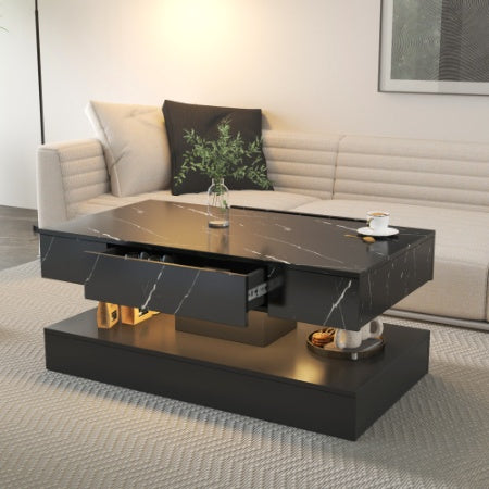 Modern Coffee Table With LED Lighting